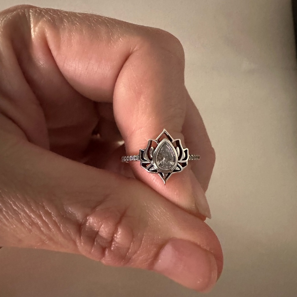 Lotus Flower Ring - Picture 2 of 7